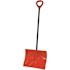 Emsco Bigfoot 18 in. Poly Combination Snow Shovel with Steel Core Handle