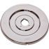 MOEN Chateau 7 in. Dia Escutcheon for Single-Handle Tub and Shower Valves in Chrome