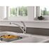 Delta Foundations Single-Handle Standard Kitchen Faucet in Chrome