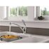 Delta Foundations Single-Handle Standard Kitchen Faucet in Chrome