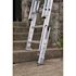 Werner 40 ft. Aluminum Extension Ladder (37 ft. Reach Height) with 300 lbs. Load Capacity Type IA Duty Rating