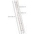 Werner 40 ft. Aluminum Extension Ladder (37 ft. Reach Height) with 300 lbs. Load Capacity Type IA Duty Rating