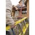Werner 8 ft. Yellow Fiberglass Step Ladder (12 ft. Reach Height) with 375 lbs. Load Capacity Type IAA Duty Rating