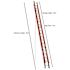 Werner 40 ft. Fiberglass Extension Ladder (37 ft. Reach Height) with 300 lb. Load Capacity Type IA Duty Rating
