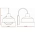 Mason Industrial Modern 1-Light Wall Mount 8-inch Light with Metal Shade for Porch Entryway Barn, Oil Rubbed Bronze