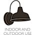 Mason Industrial Modern 1-Light Wall Mount 8-inch Light with Metal Shade for Porch Entryway Barn, Oil Rubbed Bronze