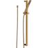 Delta Vero Gold 1-Spray Patterns 1.75 GPM 1.38 in. Wall Mount Handheld Shower Head in Champagne Bronze