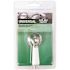 DANCO Faucet Lever Handle in Chrome with White Tip