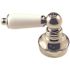 DANCO Faucet Lever Handle in Chrome with White Tip