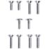 DANCO Handle Screw Kit in Chrome (10-Pack)