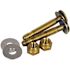 Hercules Johni-Bolts 5/16 in. x 2-1/4 in. Brass Toilet Bolts