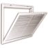 TruAire 16 in. x 30 in. Fixed Bar Return Air Filter Grille, White