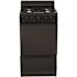 20 in. 2.42 cu. ft. Battery Spark Ignition Gas Range in Black