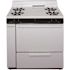 36 in. 3.91 cu. ft. Battery Spark Ignition Gas Range in White