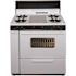 36 in. 3.91 cu. ft. Battery Spark Ignition Gas Range in White