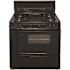 36 in. 3.91 cu. ft. Battery Spark Ignition Gas Range in Black