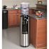 Glacier Bay 3-5 Gal. Hot/Room/Cold Temperature Top Load Water Cooler Dispenser with Kettle Feature in Stainless Steel/Black