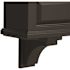 Mayne Nantucket Black Polyethylene Decorative Corbel