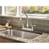 Delta Foundations 2-Handle Standard Kitchen Faucet in Chrome