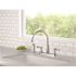 Delta Foundations 2-Handle Standard Kitchen Faucet with Side Sprayer in Chrome