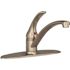 Delta Foundations Single-Handle Standard Kitchen Faucet with Side Sprayer in Stainless