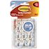 Command Small Clear Wire Hooks with Clear Strips (Case of 12-Pack, 9-Hooks, 12 Strips)