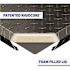 UWS 69 in. Aluminum Black Single Lid Crossover Low Profile Truck Tool Box