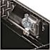 UWS 72 in. Gloss Black Aluminum Truck Tool Box with Low Profile (Heavy Packaging)