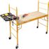 Jobsite 6 ft. Baker Style Rolling Scaffold Platform, 1100 lbs. Load Capacity, Steel, 6 ft. W x 6.25 ft. H x 2.5 ft. D