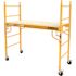 Jobsite 6 ft. Baker Style Rolling Scaffold Platform, 1100 lbs. Load Capacity, Steel, 6 ft. W x 6.25 ft. H x 2.5 ft. D