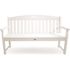 Trex Outdoor Furniture Yacht Club 60 in. Classic White Plastic Patio Bench
