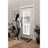 ODL White Cordless Add On Enclosed Aluminum Blinds with 1/2 in. Slats, for 20 in. Wide x 64 in. Length Door Windows