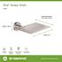 Symmons Dia Wall-Mounted Soap Dish With Drain Ports in Polished Chrome