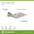 Symmons Dia Wall-Mounted Soap Dish With Drain Ports in Polished Chrome
