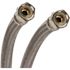 Braided Stainless Steel Dishwasher Connector 3/8 in. Comp x 3/8 in. Comp x 72 in. Length, with 90 Deg. Elbow Fitting