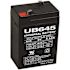 UPG 6-Volt 4.5 Ah Sealed Lead Acid (SLA) AGM Rechargeable Battery
