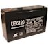 UPG 6-Volt 12 Ah F1 Terminal Sealed Lead Acid (SLA) AGM Rechargeable Battery
