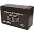 UPG 12-Volt 7 Ah F1 Terminal Sealed Lead Acid (SLA) AGM Rechargeable Battery