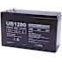 UPG 12-Volt 8 Ah F1 Terminal Sealed Lead Acid (SLA) AGM Rechargeable Battery