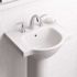 KOHLER Alteo 8 in. Widespread 2-Handle Mid-Arc Water-Saving Bathroom Faucet in Polished Chrome