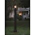 Mayne Liberty Black WH Conduit Polyethylene Lamp Post