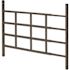 Segal 22 in. to 38 in. W x 21 in. H Fixed 4-Bar Window Guard (Width Expandable)