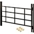 Segal 22 in. to 38 in. W x 21 in. H Hinged 4-Bar Window Guard (Width Expandable)