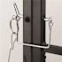 Segal 21 in. Carbon Steel Black Operable 4-Bar Window Grill