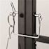 Segal 21 in., Painted Carbon Steel, Hinged 4-Bar Window Grill in White
