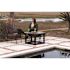 Fire Sense Hammer Tone Bronze Cocktail Table Fire Pit