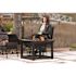 Fire Sense Hammer Tone Bronze Cocktail Table Fire Pit