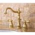 Kingston Brass Victorian 8 in. Widespread 2-Handle Bathroom Faucet in Polished Brass
