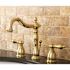 Kingston Brass Victorian 8 in. Widespread 2-Handle Bathroom Faucet in Polished Brass
