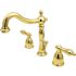Kingston Brass Victorian 8 in. Widespread 2-Handle Bathroom Faucet in Polished Brass